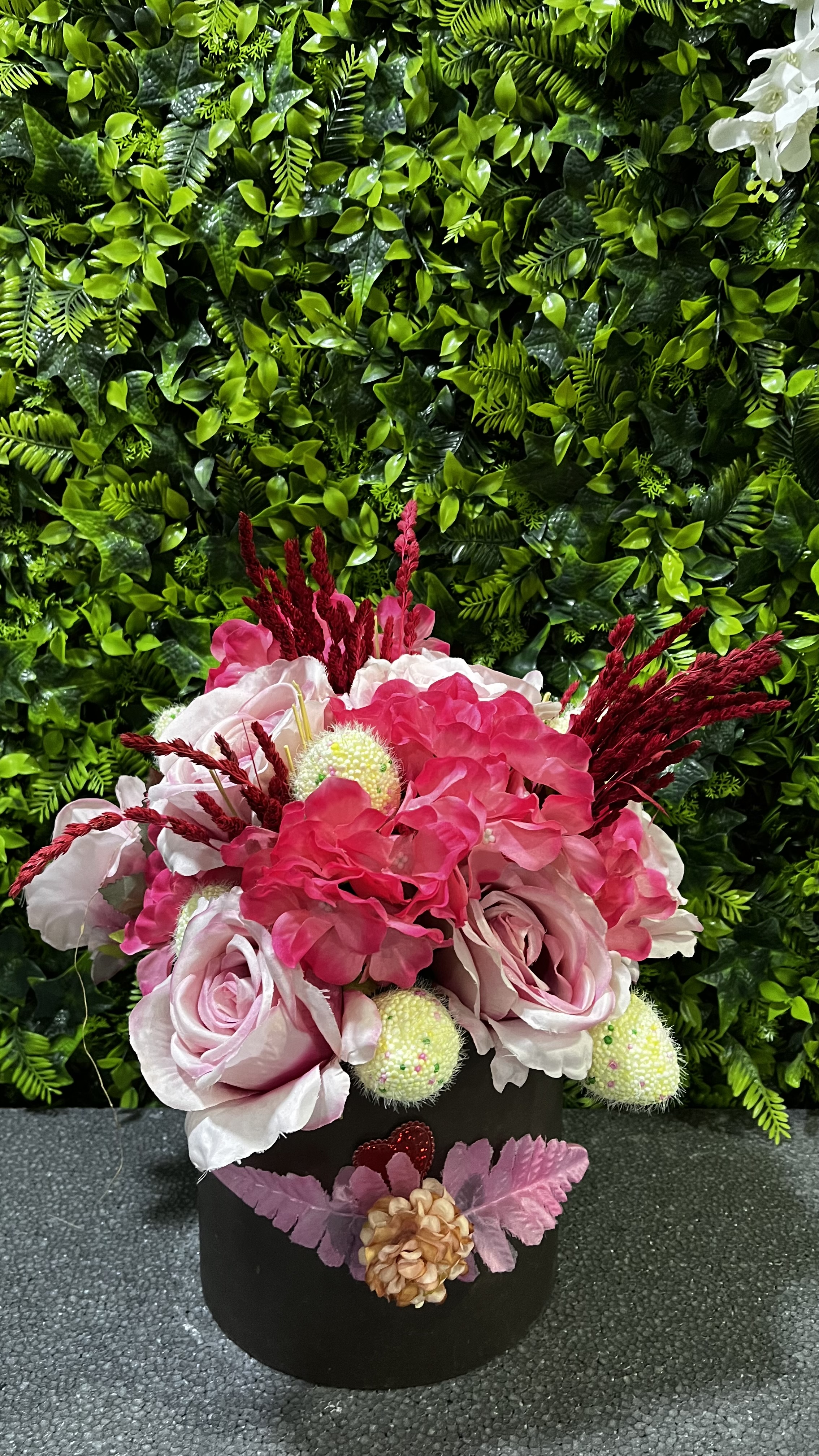 Pembe Gül Kutu Aranjmanı