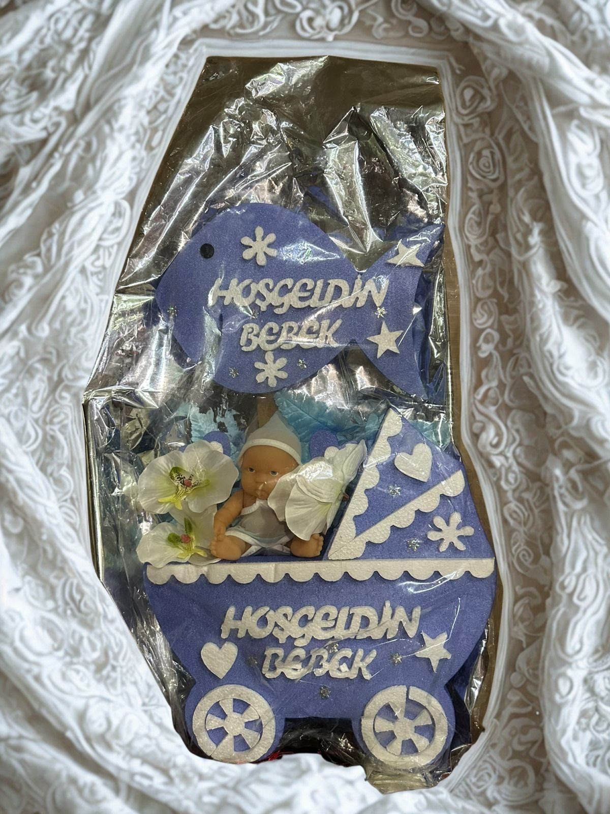 Yeni Doğan Erkek Bebek Aranjman